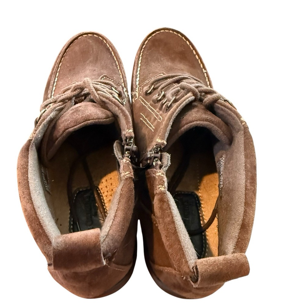 Earth Origins Diane Ankle Boot Brown Suede Size 9.5 Hiking Walking EUC - Picture 6 of 15